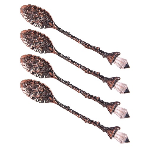 Luxurious metal dessert spoon - metal,