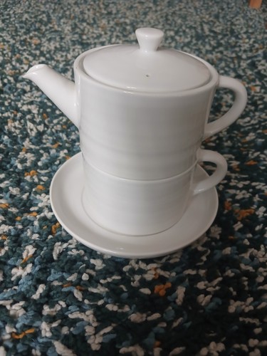 Mug cup saucer - teapot, set