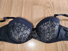 Gorgeous black E-VIE Multiway Strap padded Underwired Bra Size 34B