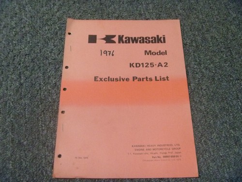 1976 kawasaki kd125 dirt - kawasaki,