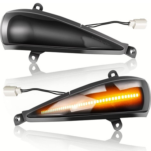 Led black wing mirror - 2x,