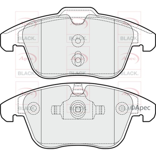 Brake pads set - set, v60