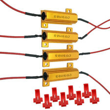 4X LED Indicator Ballast Load Resistor Flash Rate Relay Turn Signal Bulbs 50W 6Ω