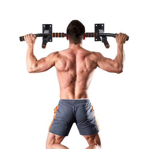 Wall mounted chin pull bar - chin, up