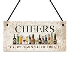 Novelty Bar Sign Cheers Plaque