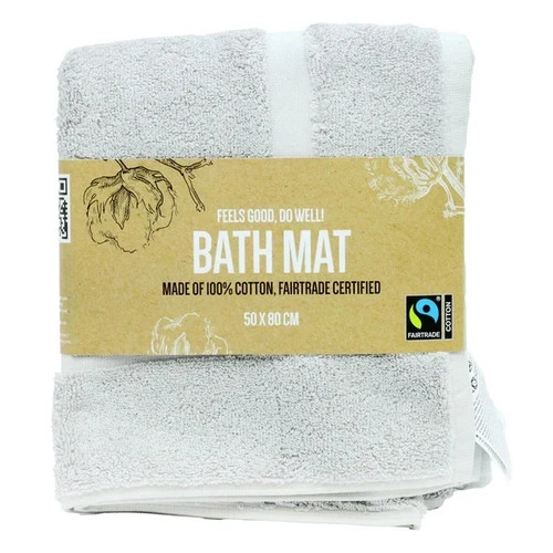 Fairtrade 100 cotton bath mat - fairtrade,