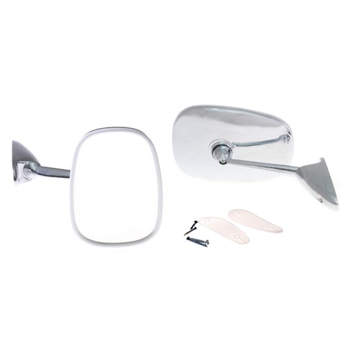 Chrome fender mirror new for - chrome,
