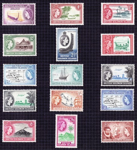 British solomon islands qeii - islands,