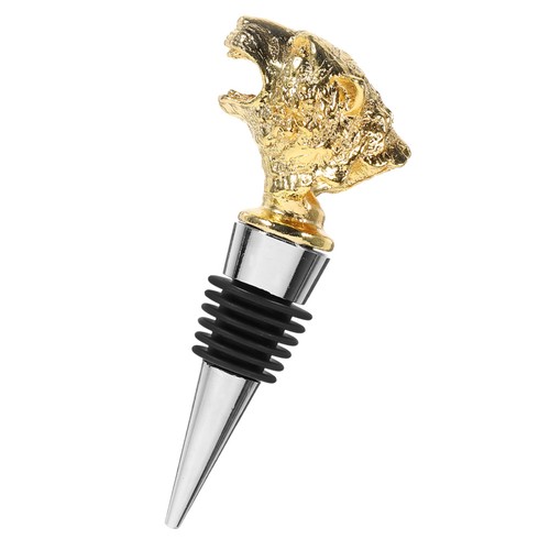 Vintage wine stopper - wine, tiger