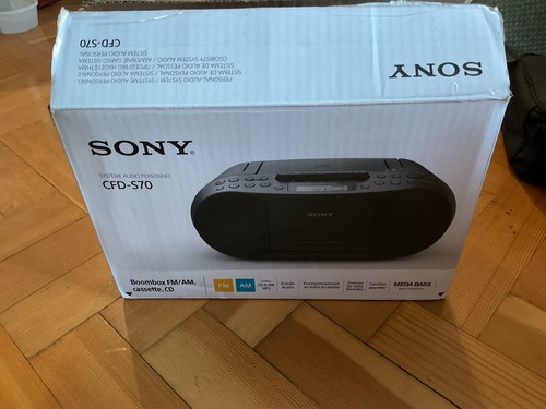 Sony cfd s70 black radio - cfd-s70, cd