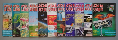 Atari user magazine bundle - bundle,