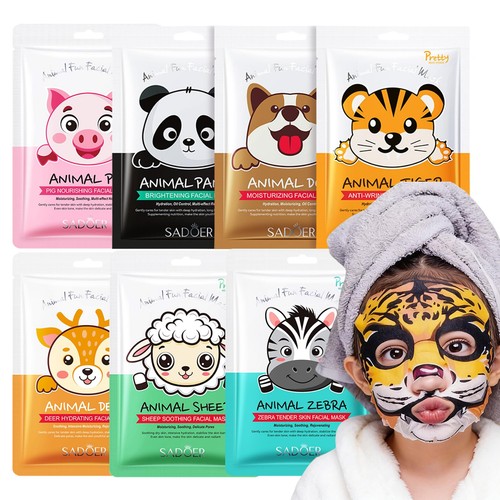 Face masks skincare animals - face,