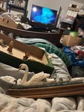 Border Fine Arts Swan and Cygnets Figurine Ayres 1986