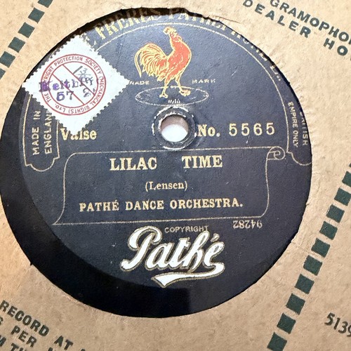 Pathe dance orchestra lilac - pathe,