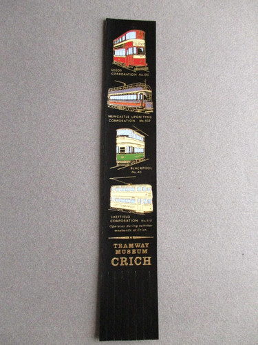 Leather bookmark crich - leather,