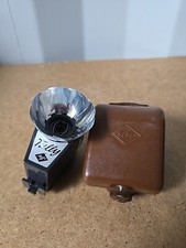 Vintage Agfa Tully Camera Flash w/Case - UNTESTED