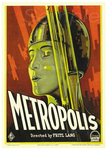 Vintage 1927 metropolis movie - vintage,