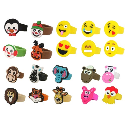 Assorted silicon rings - assorted,