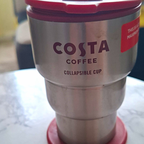 Costa coffee collapsible cup - costa,
