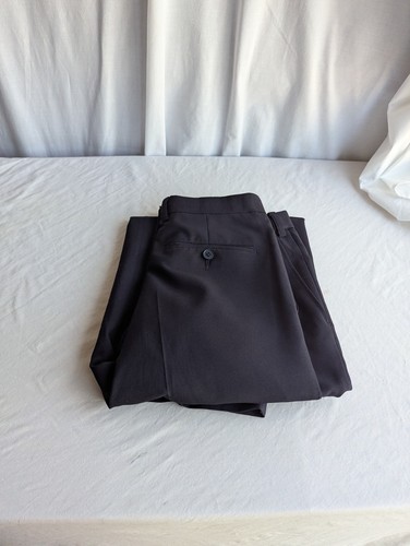 Mens trousers navy dress - trousers,