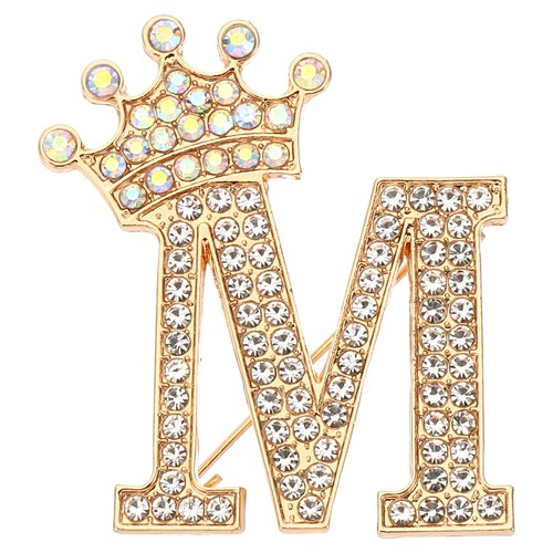 Letter brooch pins alphabet - letter,