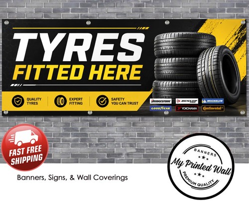 Tyres banner outdoor - tyres,