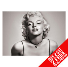 MARILYN MONROE ICONIC POSTER ART PRINT A4 A3 SIZE - BUY 2 GET ANY 2 FREE
