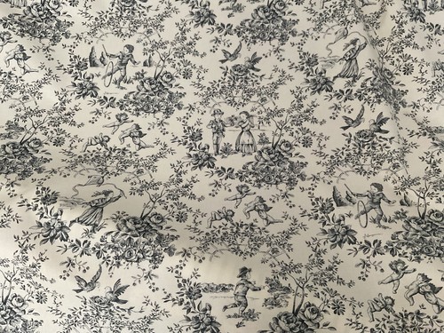 French toile cotton - cotton, fabric