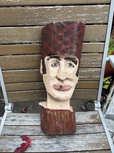 Hand carved folk art - art, kenny