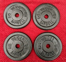 WEIDER four 10 Lb / 4.5 kg