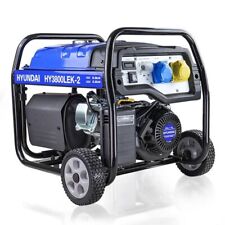Hyundai HY3800LEK-2 3.2kW/4kVa Recoil/Electric Start Site Petrol Generator