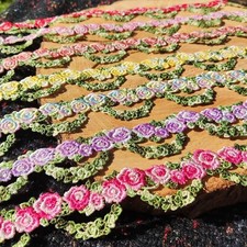 Rose Flower Lace Trim