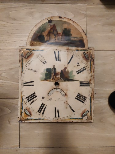 Antique longcase grandfather - longcase,