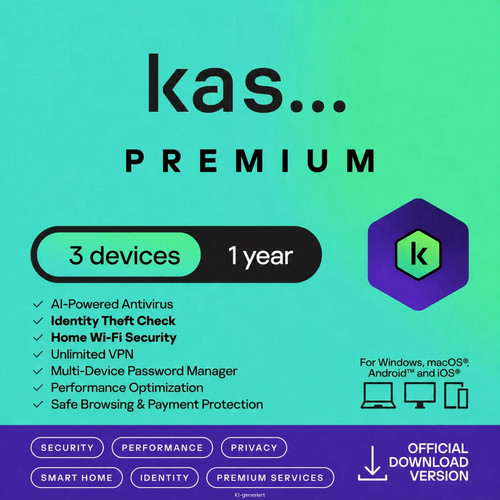 Kasp premium total - premium, security