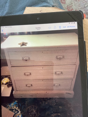 Painted chest drawers - painted,