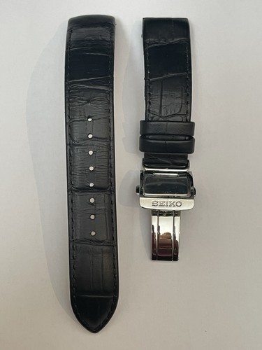 Seiko 20mm l083 - black, calf