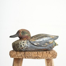 Antique Vintage Antique Wooden French Decoy Duck