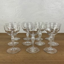 11x Small Antique Cut Glass