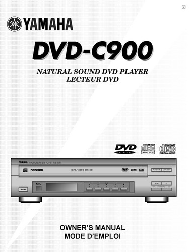 Yamaha dvd c900 - yamaha, dvd-c900