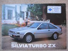 Nissan Silvia Turbo ZX sales brochure - 1985