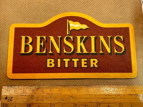 Vintage beer mat benskins - -,