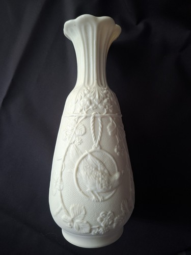 Antique parianware vase - parianware,
