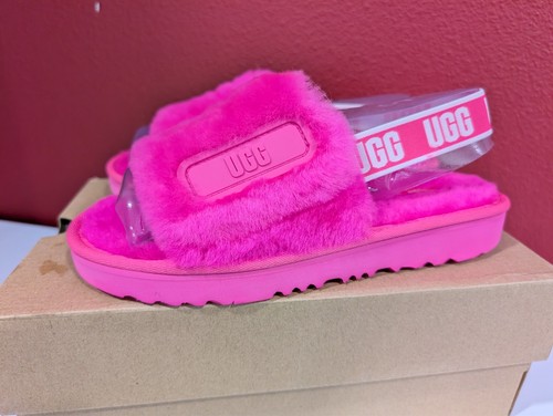 Nwt box ugg disco slides - k,