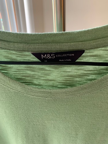 Ladies green top s size - green,