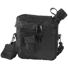 Mil-Tec US 2QT Canteen with Cover and Strap Flask Bottle Army Black