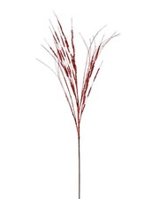 Christmas Red Glitter Wispy
