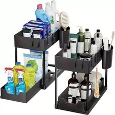 2X 2 Tier Under Sink Organizer