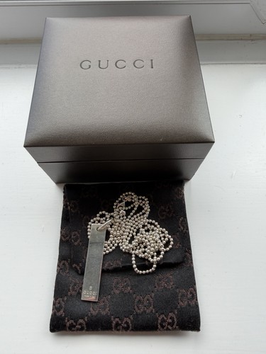 Gucci necklace sterling silver - necklace,