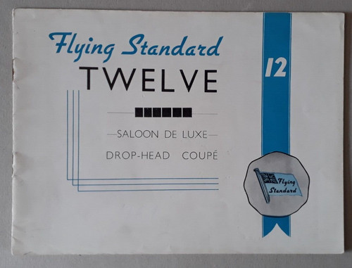 Standard twelve brochure - standard, 1939