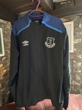 Everton UMBRO Football Windbreaker Tracksuit Jacket Top Medium M